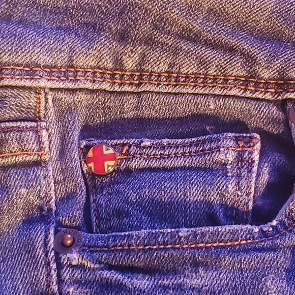 HUDSON Vintage Low Rise Boot Cut Jeans MED Wash Women's 26  NO FLAP BACK POCKETS - Picture 11 of 17